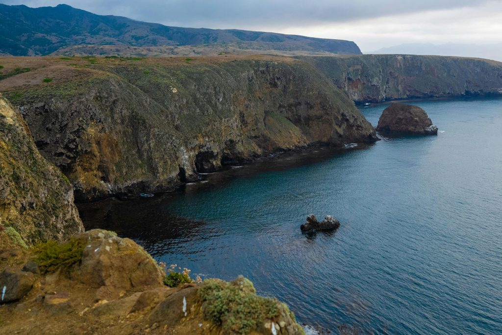 Rugged coastal cliffs and open Pacific waters at the Channel Islands, a future Polar Prep® Series destination.