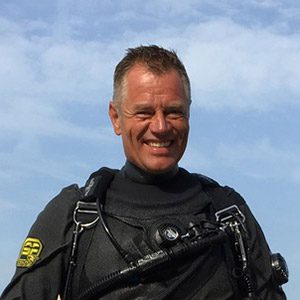 Reknowned scuba diver, Tom Steiner