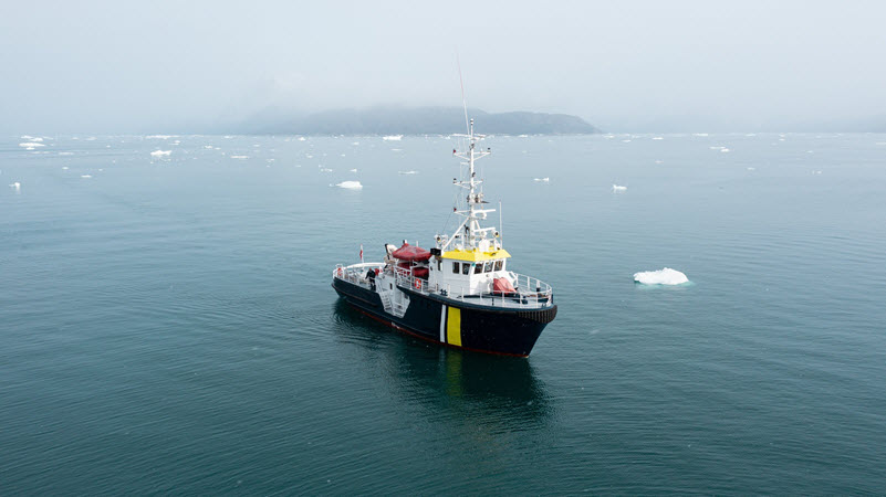 M/V Sisak, the polar expedition vessel used on West Coast departures from July to October